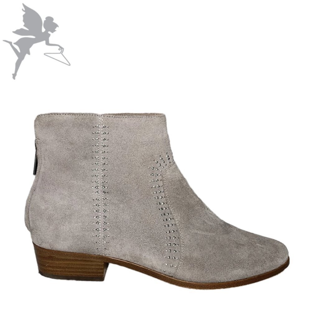 JOIE Lucy Suede Studded Zip Bootie - Picture 3 of 9